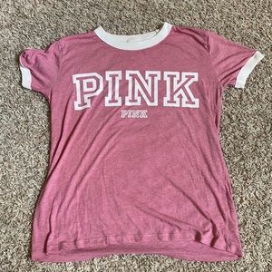 PINK brand pink shirt-sleeved shirt